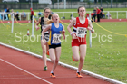 Girls under-15s 1500 metres, 2019 North Eastern Track and Field Champs., Middlesbrough. Photo:  David T. Hewitson/Sports for All Pics